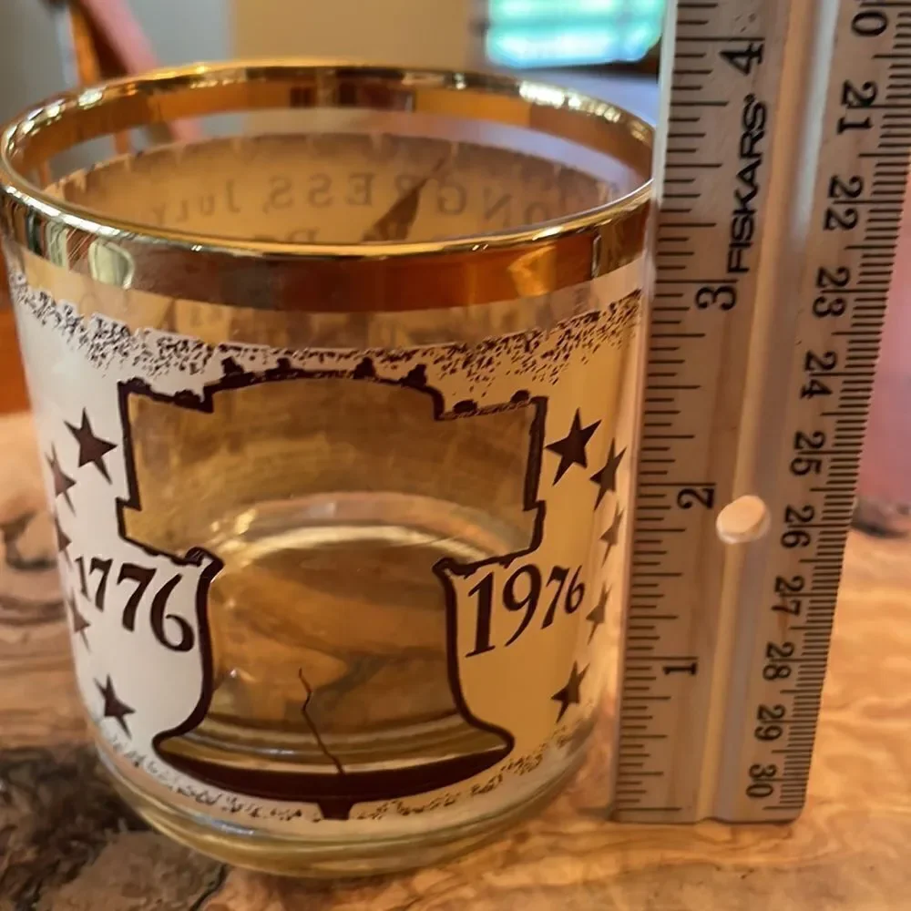 Bicentennial 1776-1976 Rocks Glass